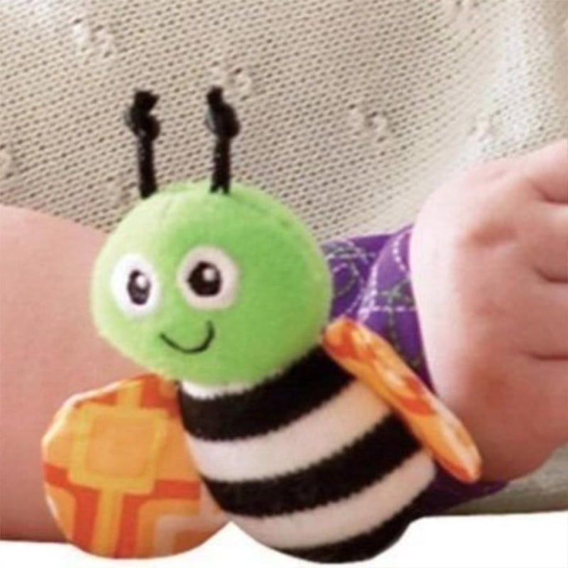 Baby Toy  Wrist Strap Foot Socks Soft Infant Wrist Rattle and Socks Bell SA 