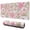 Pioneer Flower Floral-1, variant on Long Mouse Pads for Desk,Pioneer Flower Floral Print Pattern Desk Mats on Top Of Desks, Desk Mouse Pad Extra Large with 3mm Non-Slip Base and Stitched Edge for Gaming,Office,Work,Home 31.5"x11.8"