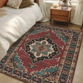 thumbnail image 5 of Kitchen Mats for Floor 3x5 Ft, Aztec Southwest Non Slip Area Rugs for Kitchen Bedroom Entryway, Red Brown Boho Chic Abstract Geometric Washable Carpet Runner Rug Floor Mats for Bedroom Home Decor, 5 of 9