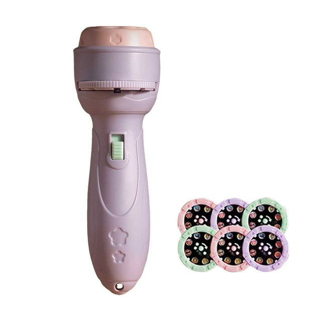 Projector Flashlights For Kids | 48 Patterns Toddler Flashlight Fine Motor Toys Preschool Learning Cartoon Torch Light Projector Toy For Kids Ages Over 18 Months