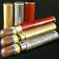 thumbnail image 2 of Tubo humectante para cigarros de acero inoxidable de paquete individual (rojo), 2 of 5