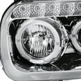 thumbnail image 6 of Spec-D Tuning Dual Halo Chrome Projector SMD LED Headlights Compatible with 2005-2007 Ford Escape, Left + Right Pair Headlamps Assembly, 6 of 7