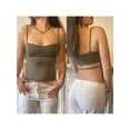 thumbnail image 6 of Biezeib Women's Summer Fashion Tank Tops Sleeveless Open Back Solid Color Asymmetrical Fitted Vest, 6 of 6