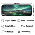 thumbnail image 2 of ADECORIVY Northern Lights Aurora Hallway Runner Rug 2x6 Washable Kitchen Runner Non Slip Laundry Room Bathroom Rug Soft Carpet for Living Room Entryway Mat, 2 of 8