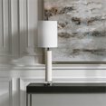 thumbnail image 3 of Uttermost Windsor Ceramic Iron and Crystal Crackle Buffet Lamp in White, 3 of 4