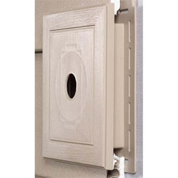 Plygem UNIBLOCK 30 Support Universel J Block - Blanc Prairie