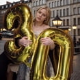 thumbnail image 4 of Globos numéricos LVMOQIQIU Gold 40 Fiesta de 40 cumpleaños x2, 4 of 7