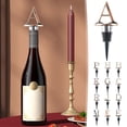 thumbnail image 1 of Xihbxyly Tapón de Vino con Letras Del Alfabeto, Diseño Personalizado, Aleación de Grado Alimenticio, Elegante Sello para Botellas, Accesorio para Catas de Vino, Idea de Regalo Personalizada, 10 Cm de, 1 of 5