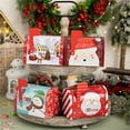 thumbnail image 2 of Miniature Christmas Mailboxes Shaped Tin Decorative Metal Storage Container for Candies and Snacks Holiday Gift Box, 2 of 21