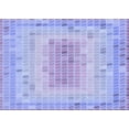 thumbnail image 1 of Ahgly Company Indoor Rectangle Patterned Crocus Purple Area Rugs, 4' x 6', 1 of 6