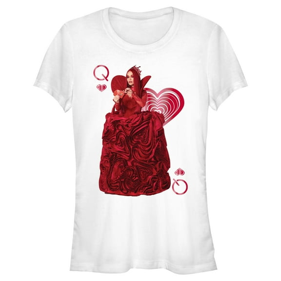 Junior's The Descendants Queen of Hearts  Graphic T-Shirt