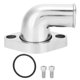 thumbnail image 3 of Cuello Del Agua Del Eslabón Giratorio De La Aleación Del 90  degree Pulido Se la la adaptaciónción Para SBC 327 350 454 396 kusrkot Termostato de cuello de agua, 3 of 8