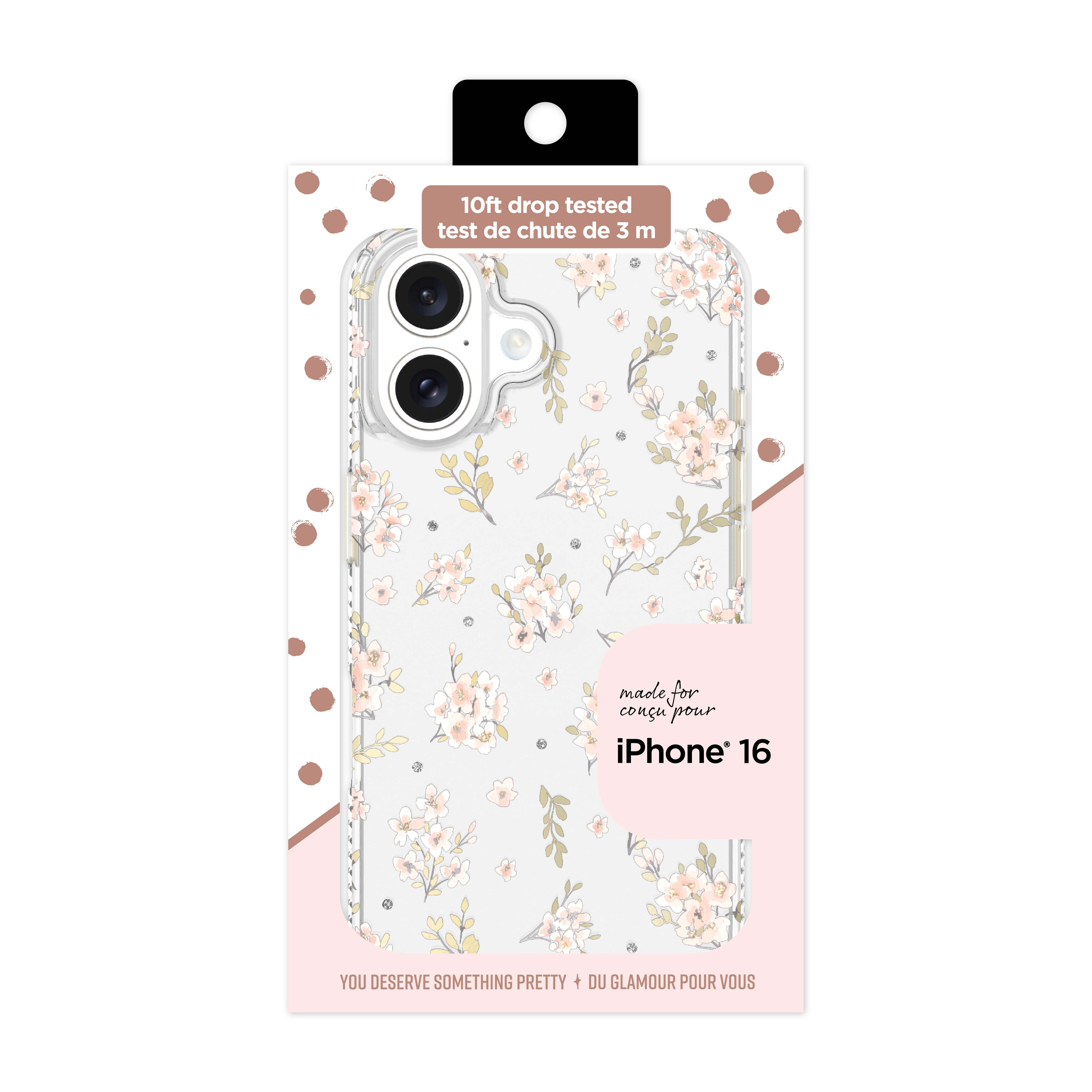 Petite Pink Floral - Premium Fashion Phone Case for iPhone 16