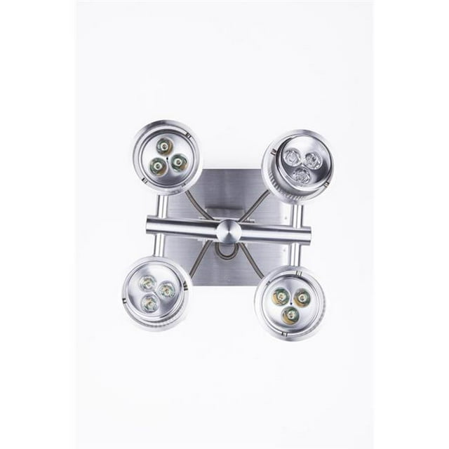 Control Brands LS0204S The Venus Quad Spotlight, Aluminium - 9.65 in.
