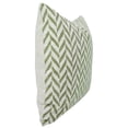 thumbnail image 3 of Fabdivine's Handmade Pillow Cover with Hand Block Print 26"X26", Farmhouse Decor, Green, Jheel, 3 of 8