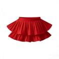 thumbnail image 5 of Yindaity Girls Pleated Skirt School Tennis Skirt Kids Casual Mini Flare A Line Skirts Uniform Skorts Skirt for Girls(Red,9-10 Years), 5 of 5