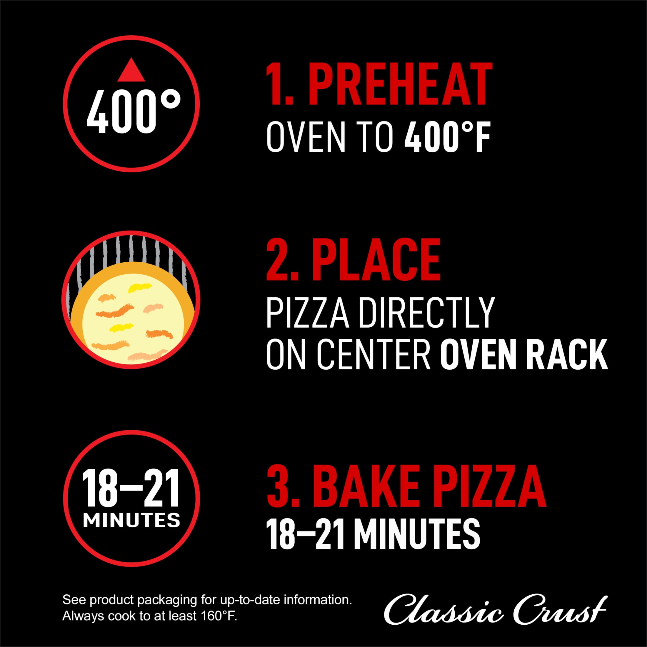 Red Baron Four Cheese Classic Crust Frozen Pizza, 21.06 oz