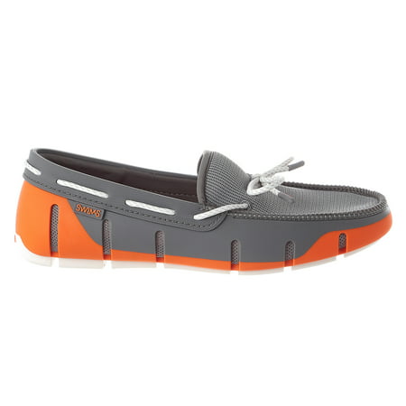 SWIMS Stride Lace Loafer - Orange/Gray/White Fleck - Mens - (Best Mens Casual Travel Shoes)