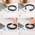 thumbnail image 5 of XIUDA Cremation Bracelet for Ashes Leather Urn Bracelet Cremation Jewelry Ash Bracelets Memorial Bangle Ashes Keepsake for Women Men, 5 of 6