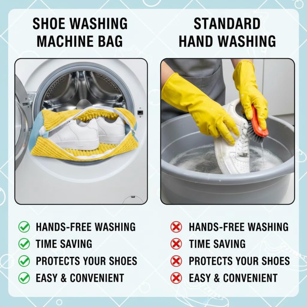 2026 Shoe Washing Machine Bag - 2pc Kalitease Reusable Sneaker Cleaning Laundry For Washer And Dryer With Self-locking Zipper