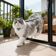 thumbnail image 6 of Cat Flip Door, Round Hole Transparent Cats And Lid Two Way For Small And Cats Easy Installation Stable Structure Suitable for Small Pet Doors for Cats, Small Dogs and Puppies B, 6 of 6