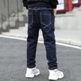 thumbnail image 6 of TBWNWG Black Jeans,Boys Regular Straight Fit Jeans Casual Denim Pants Stretch Denim Pants,Size 4-5 Years, 6 of 7
