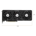 thumbnail image 3 of Gigabyte GeForce RTX 4060 Ti GAMING OC 16G - Graphics card - GeForce RTX 4060 Ti - 16 GB GDDR6 - PCIe 4.0 - 2 x DisplayPort, 2 x HDMI, 3 of 11