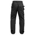 thumbnail image 4 of TRGPSG Men's Work Pants with 13 Pockets, Heavy Duty Construction Cargo Pants, Rip-stop Cotton Utility Operator Pants, Reinforced Knees,Black,Size 40, 4 of 11