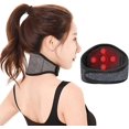 thumbnail image 1 of Heated Neck Support Brace Neck Heating Pad Wrap for Pain Relief Magnetic Therapy Neck Strap Adjustable Neck Support Neck Warmer Neck Protector for Neck Arthritis Migraine Headaches Neck Relax Unisex, 1 of 9
