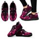 thumbnail image 1 of Zapatillas deportivas polinesias tribales moradas con hibisco para mujer, informales, planas, de malla transpirable, para otoño e invierno, para niñas., 1 of 6