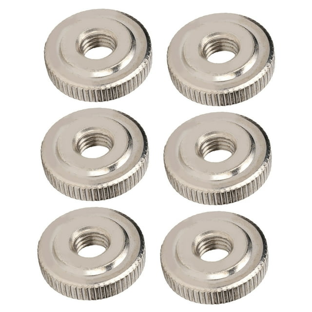 Tuerca Moleteada De Giro Manual, GB807 Tuerca Moleteada Estable M10 Niquelada 10 Piezas Para Máquina OTVIAP Fastener Supplies