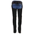 thumbnail image 4 of Milwaukee Leather SH1182 Chaps Textile Noir et Rouge pour Femmes avec Broderie Tribale - Petit, 4 of 10
