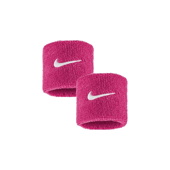 NIKE SWOOSH CLASSIC WRISTBANDS 2PK VIVID PINK/WHITE