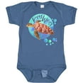 thumbnail image 3 of Inktastic Key West, Florida Swimming Sea Turtle with Bubbles Boys or Girls Baby Bodysuit, 3 of 5