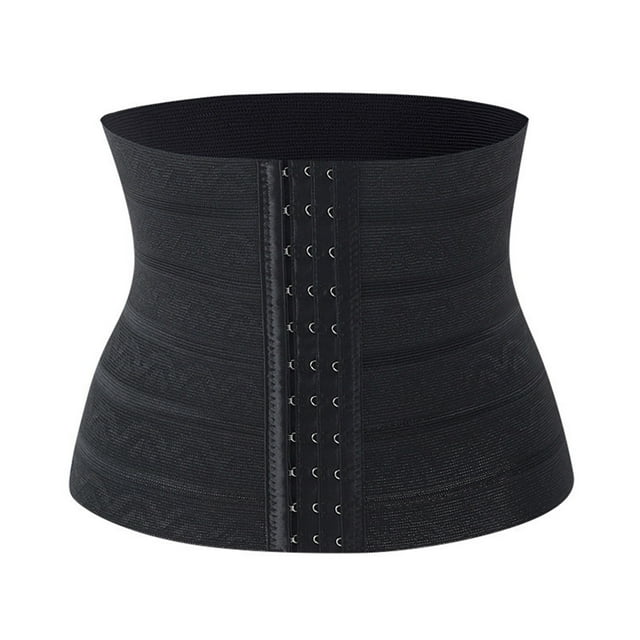 Funicet Corset 3 Boutons pour Femmes avec Correction de Taille en Acier et Sangle Abdominale