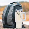 thumbnail image 5 of Funda aislante para vaso de 40 oz con gancho, impermeable, portátil, para acampar, color negro, 5 of 5