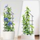 thumbnail image 2 of 2 piezas de marco para plantas trepadoras, soporte para plantas de interior, estacas para invernadero, enrejado para macetas de exterior de hierro, 2 of 6