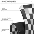 thumbnail image 4 of Yayeee Faucet Mat for Kitchen Sink 14.7" Diatomite Long Splash Guard Pad, Black and Gray Plaid Pattern, 4 of 7