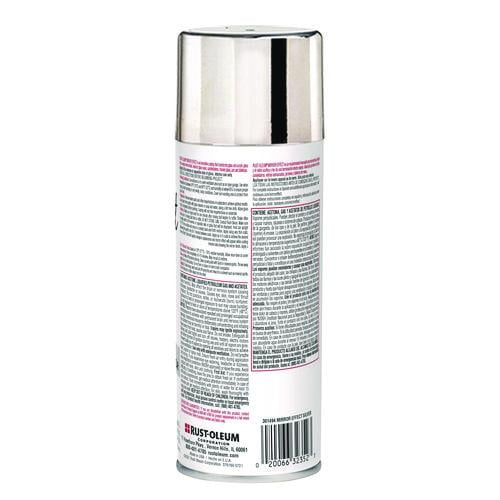 Specialty Mirror Effect Spray Paint, High Gloss Mirror, 6 oz Aerosol Can, 6/Carton | Bundle of 2