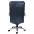 Serta Smart Layers Hensley Executive Big & Tall Chair, Black/Silver