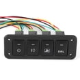 thumbnail image 4 of Panel de interruptores de 4 bandas, pulsador para grabadora de conducción LED DRL, lámpara antiniebla de 12 a 24V, apto para Camry/Yaris/Highlander, 4 of 12