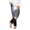 thumbnail image 2 of Xecao Peggy's Cove Lighthouse Print Teenagers' Pajama Pants Long Sleep Pants Soft Elastic Waist Pajama Bottoms Elastic waist with 2 Pockets 5-16 Years-Medium, 2 of 6