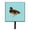 Silver-Blue Check, variant on Silver Bantam Duck Green Leash or Key Holder