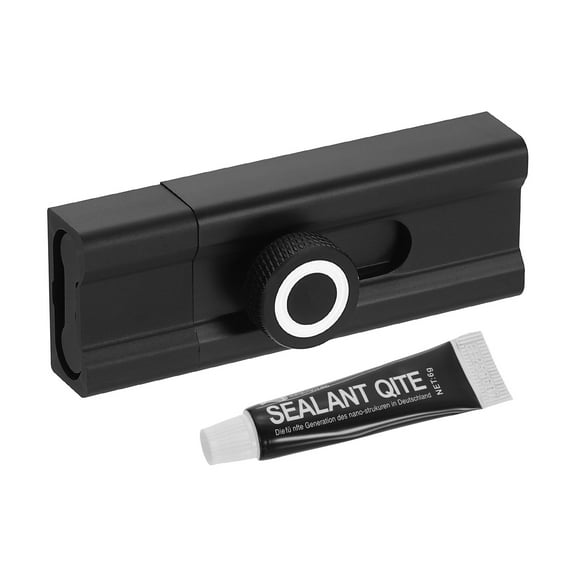 Slide Lock, 3 Inch Adhesive Security Barrel Slide Bolt Latch, Aluminum Alloy Sliding Bolt Locks for Flush or Recessed Doors, Screen, Window, Patio Doors, Black