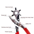 thumbnail image 3 of Perforadora, perforadora de cuero resistente para cinturones, correas de reloj, correas, collares de perro, sillas de montar, zapatos, tela, proyectos de bricolaje para el hogar o manualidades, 3 of 4