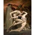 thumbnail image 2 of William Bouguereau 20x24 Black Ornate Framed Double Matted Museum Art Print Titled: Dante and Virgil in Hell (1850), 2 of 5