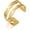 Gold Double-layer Bracelet, variant on Gold Cuff Bracelet for Women Chunky Multi-layer Cross Wire Open Bracelet Hollow Wide Cuff Bracelets Adjustable Gold Open Cuff Bangle Bracelet