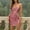 Pink, variant on Elvqul Dresses for Women Sleeveless V Neck Womens Dresses Plain Pullover Short Dresses Sequin Gold Elegant