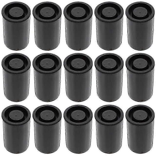 Film Canisters Reusable Film Canisters for Storage Use 50Pcs Black Set