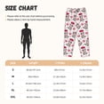 thumbnail image 2 of Salouo Caring Cow Print Women's Pajama Pants Casual Loose Sweatpants PJs Flowy Pants Drawstring Palazzo for Women Wide Leg Pants Lounge Pajama -Small, 2 of 8